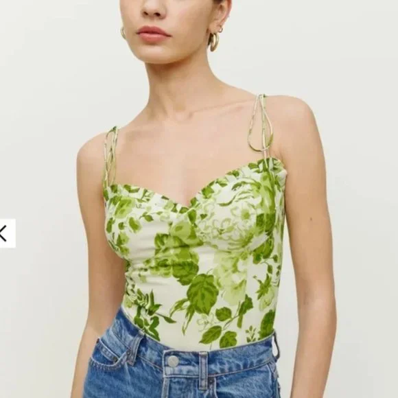 NWT Reformation Novena Top Color Rialto (Size 8) - Picture 1 of 7